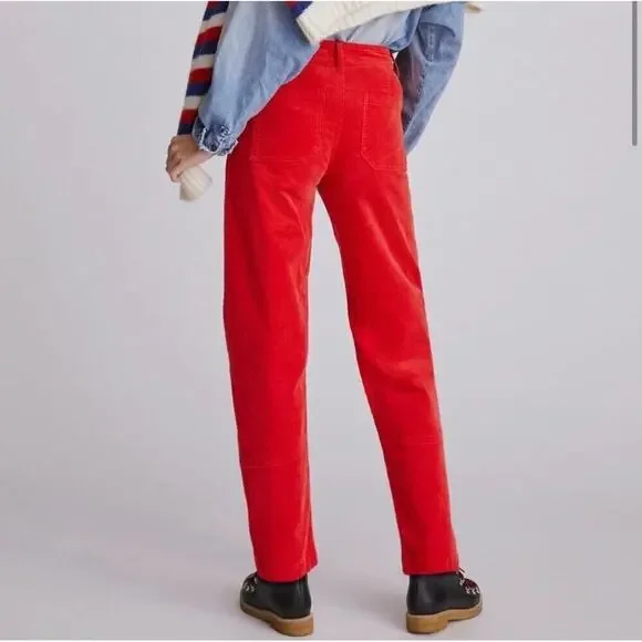 Anthropologie Maeve Curved Corduroy Pants - Picture 2 of 9